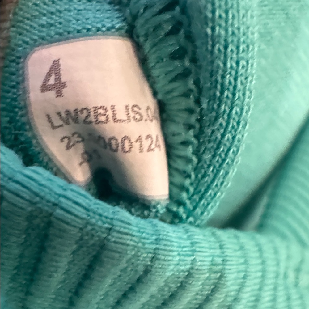 Lululemon Teal Ribbed Sports Bra - Picture 4 of 4